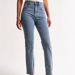 Abercrombie & Fitch High-Rise Light Blue Jeans